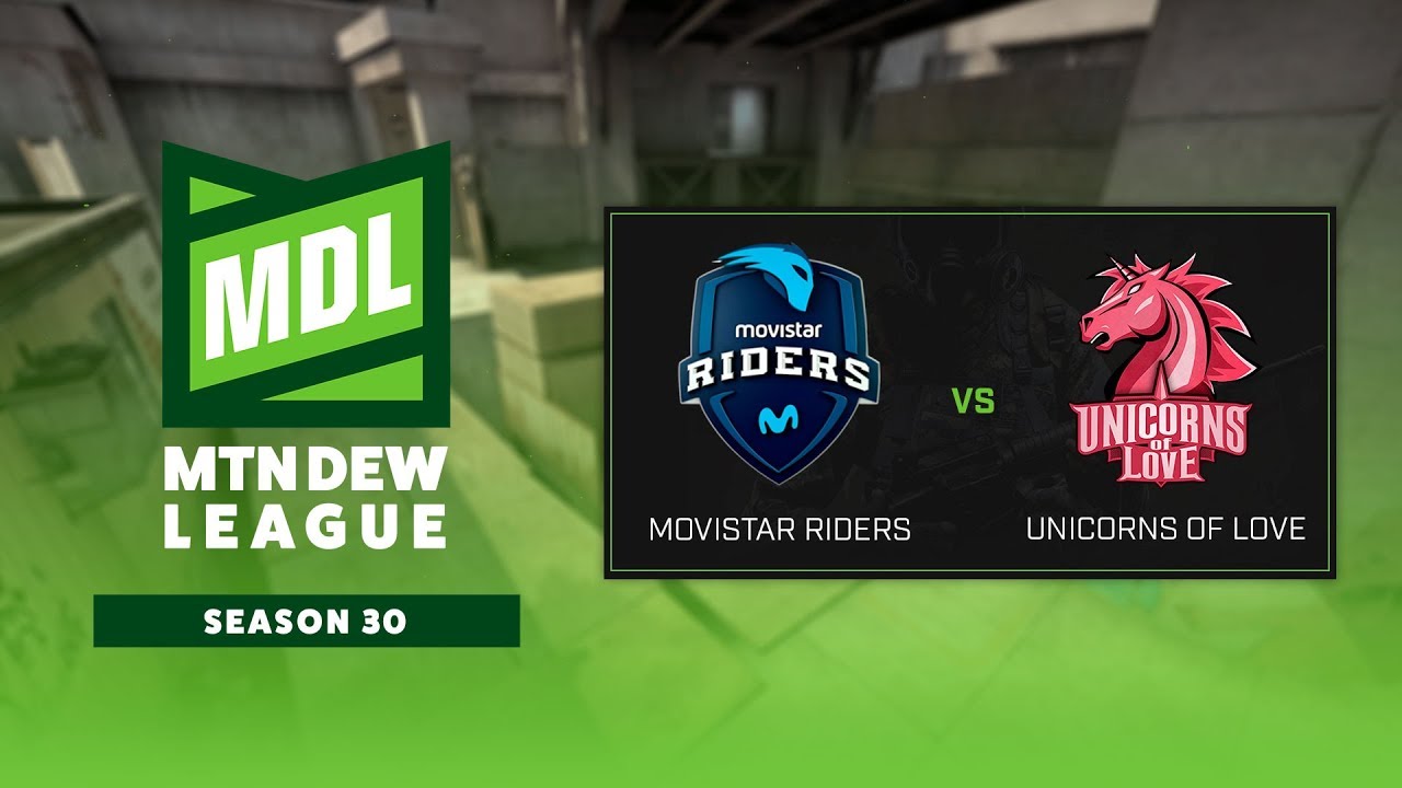 CSGO - Movistar Riders vs. Unicorns of Love - Mountain Dew League S30 electronics
