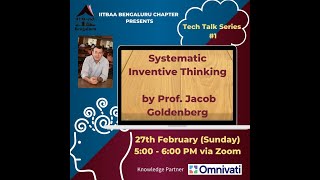Systematic Inventive Thinking by Prof. Jacob Goldenberg