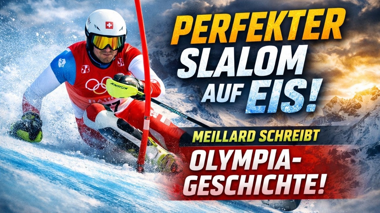 Loïc Meillard schreibt Olympia-Geschichte | Die perfekte Slalom-Fahrt auf Eis in Bormio.