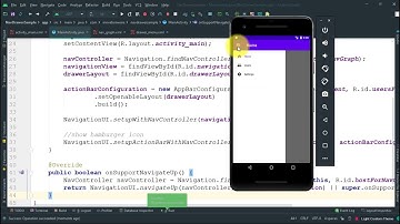 Android Studio Tutorial - NavigationDrawer With Fragments
