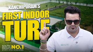 Kanchipuram First Indoor Turf With Our Eco Friendly Grass | GameOn Solution #turfconstruction
