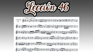 Lección 46 Metodo de Solfeo de Hilarion Eslava - Primera Parte