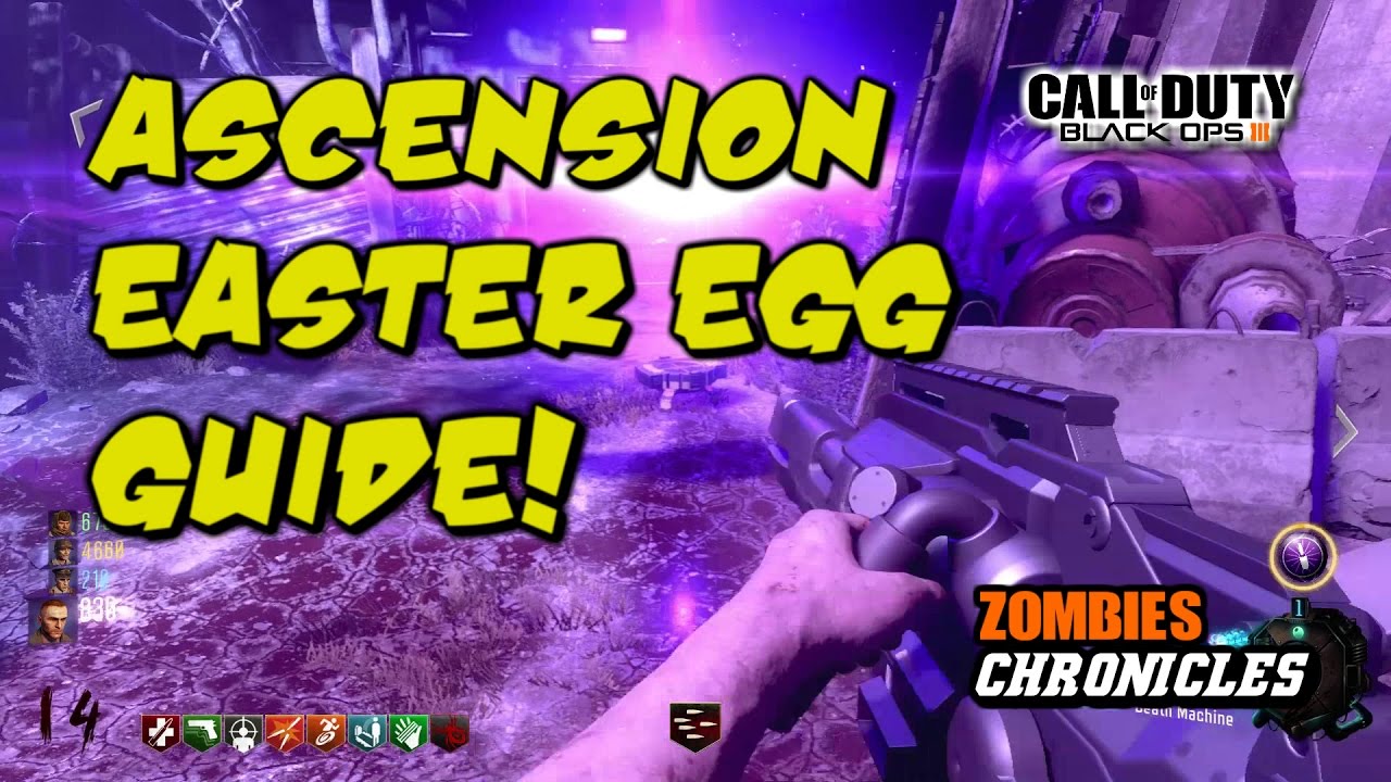 ASCENSION EASTER EGG GUIDE WITH NEW REWARD! ZOMBIES CHRONICLES DLC 5 (CALL OF DUTY BLACK OPS 3