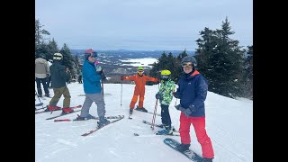 Family Ski Trip, Mount. Sunapee, New Hampshire, February, 2025