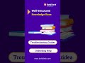 Reduce Support Tickets with a Knowledge Base | BoldDesk #bolddesk #shorts