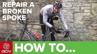 How To Repair A Broken Spoke - GCN's Roadside Maintenance Series