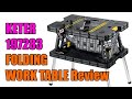 KETER 197283 FOLDING WORK TABLE  [Review in 2024]