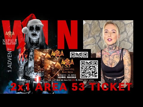 WIN 2x1 Area 53 Tickets | Napalm Records