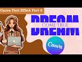 Canva Hack: Split Text Effect #canvatutorial #texteffect