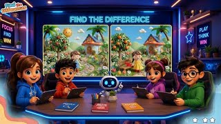 🧩 Can You Find All 4 Differences? | Puzzle with Shafaq 🤖 | 4 Friends Challenge screenshot 4
