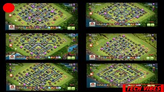 Townhall Center, outside walls doesn't matter Easy 3 star attacking strategy for th14  by Tech Vibes