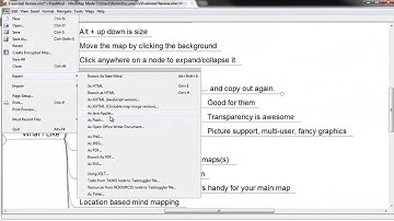 Freemind Review Mind Mapping Software - Visual Mapping Review Series 2013