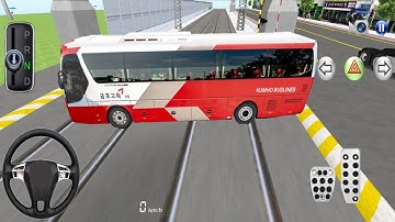 New Kumho Buslines bus Ready For Parking - 3D Driving Class - Android Gameplay