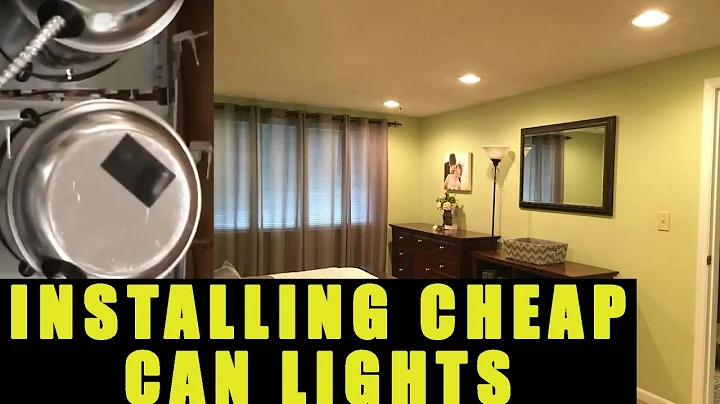 How to Install & Wire Can Lights / Recessed Lights