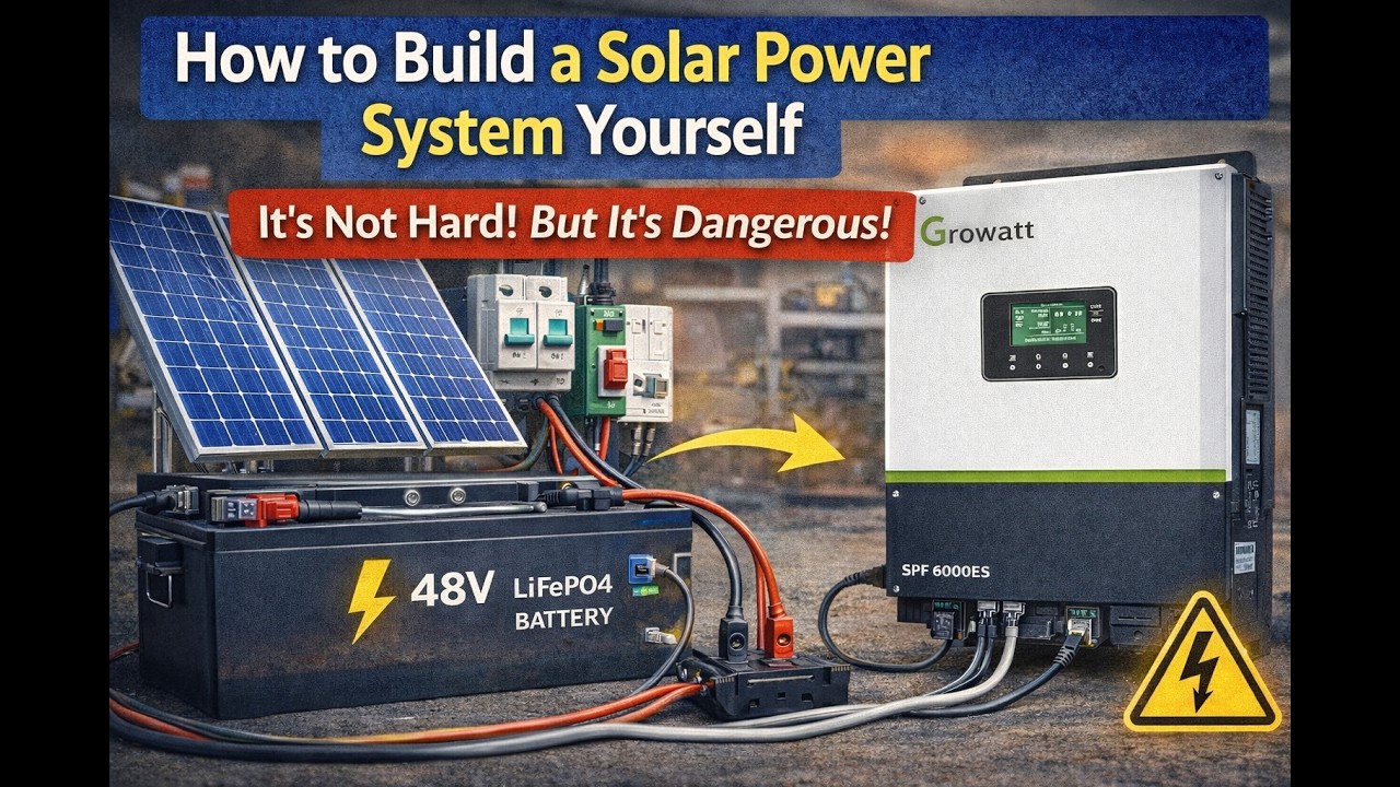 Подключаем инвернор Growatt SPF6000