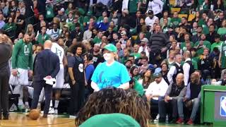 Boston Celtics Heroes Among Us Noelle Gregoire Laps 4 Backs