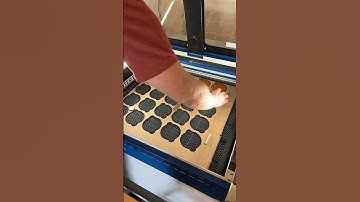 Template for laser engraving coasters.