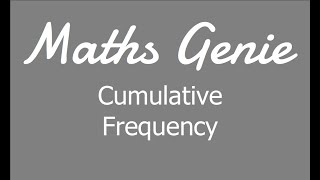 Cumulative Frequency