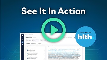 Mika Newton presenting the new xCures platform at HLTH