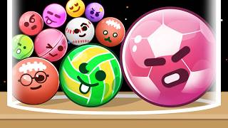 BALLS MERGE MATCH - Watermelon Game (Merge Ball) Drop & Merge, New Balls 2048, Funny Emoji Merge screenshot 4