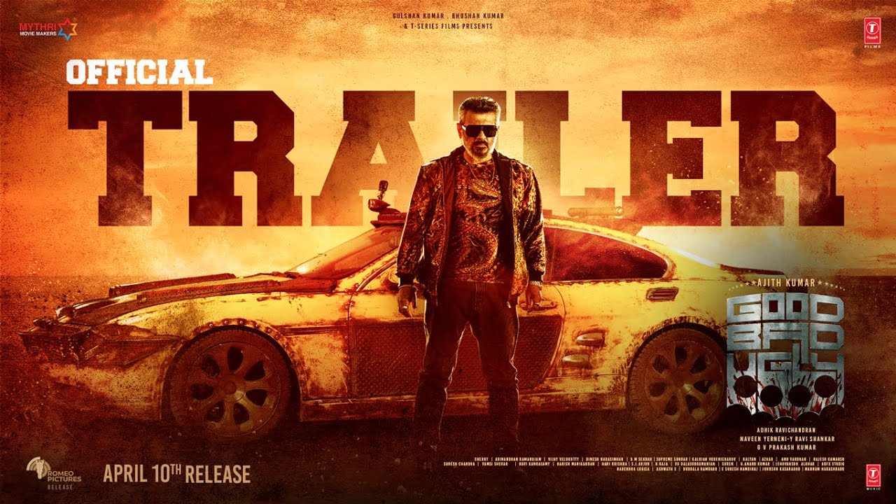 Good Bad Ugly Tamil Trailer | Ajith Kumar | Trisha | Adhik Ravichandran ...