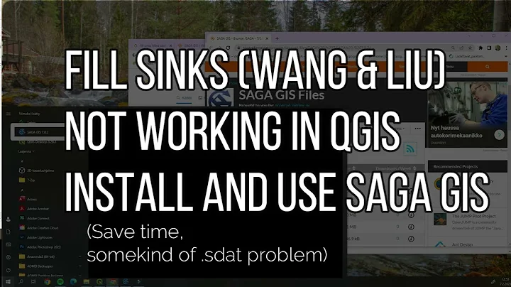 QGIS Fill sinks (wang & Liu) not working, using Saga GIS instead