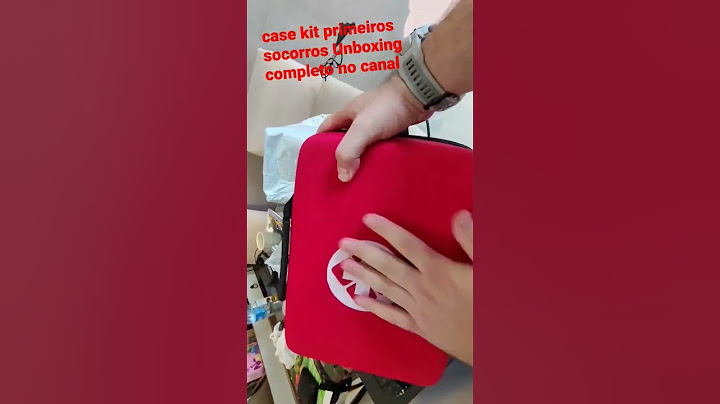 KIT PRIMEIROS SOCORROS, NOVA CASE ALIXPRESS