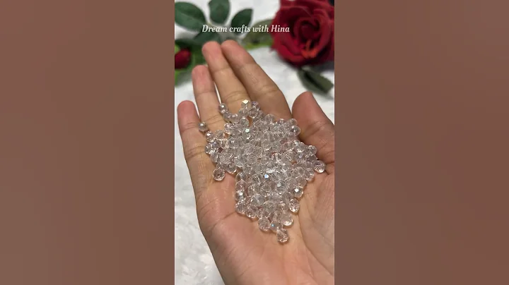 Diy crystal earrings / 😱 #shorts  #handmade  #dreamcraftswithhina #diy #youtubeshorts #earrings