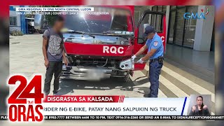 Rider Ng E-Bike, Patay Nang Salpukin Ng Truck | 24 Oras