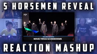 The 5 Horsemen Reveal - Schmoedown Reaction Mashup