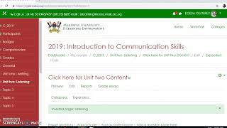 Adding a Lesson in to a course in MUELE screenshot 1