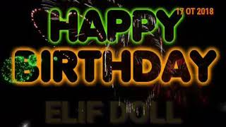 Elif doll (Angel Dhidhariya) #happy_birthday Hindi English mix video song funny enjoy party