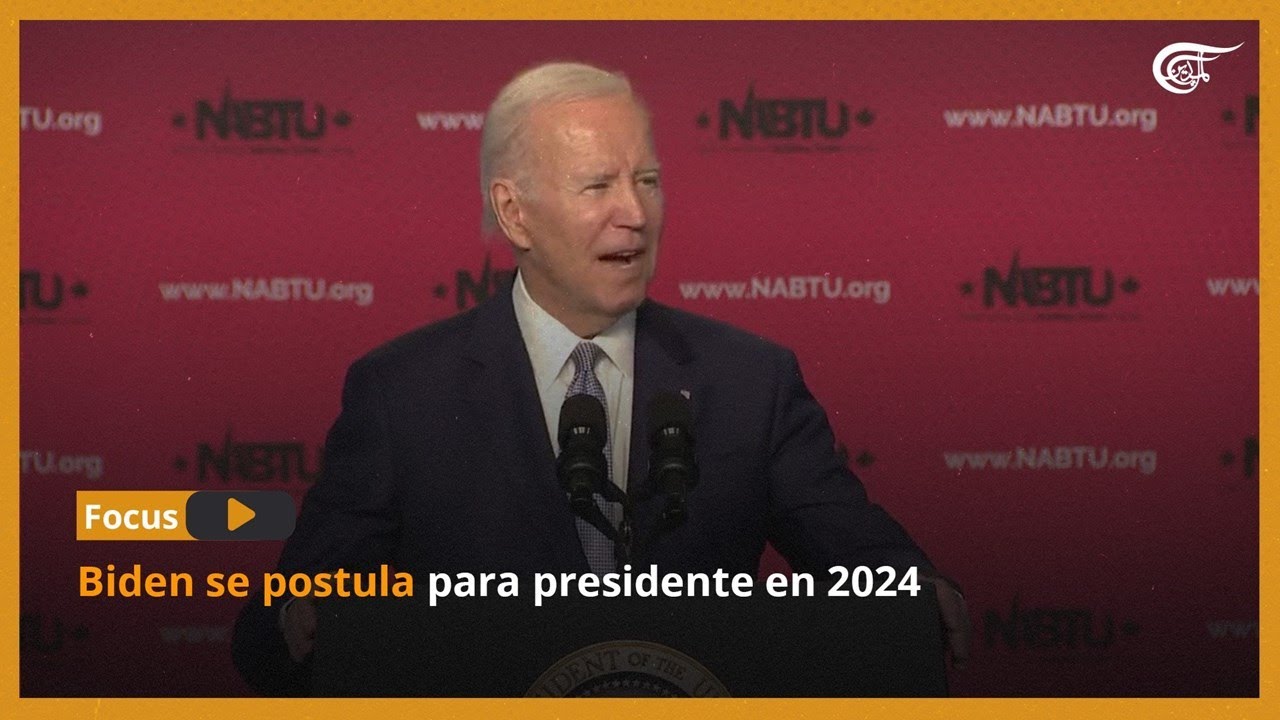 Focus Biden se postula para presidente en 2024 YouTube