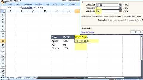 How to: IF formula in Excel