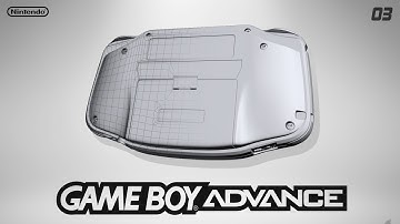 3D Gameboy Advance -  Back Modeling | Part 1