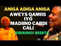 Aniga aniga adiga aweys qamiis iyo madiino cabdi cali kibirkii beerta karfan saaray jeceelka