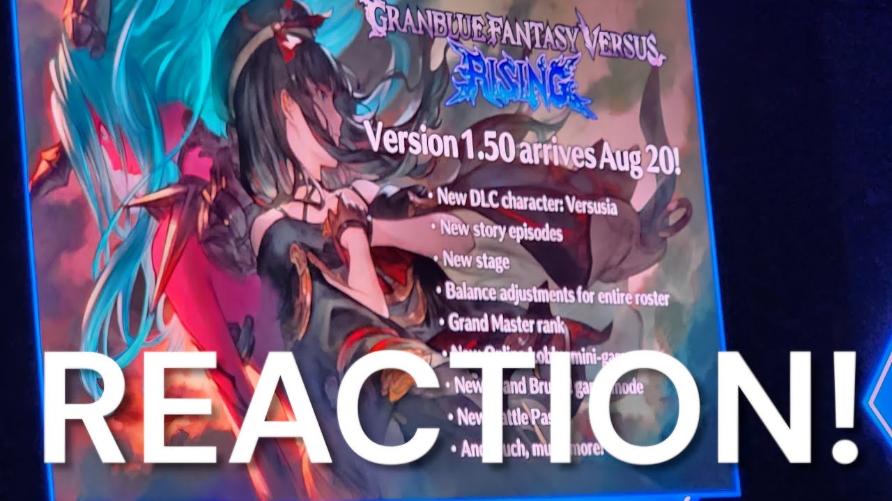 GRANBLUE FANTASY VERSUS RISING VERSUSIA, SANDALPHON AND VIKALA CROWD REACTION!