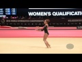 LAGO SERNA Ana Estefania (MEX) - 2015 Artistic Worlds - Qualifications Floor Exercise