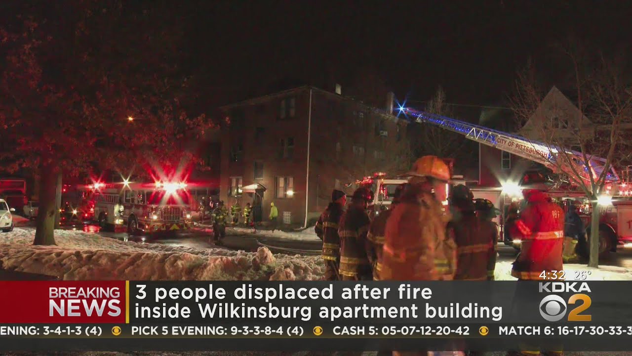 3 People Displaced From Apartment Building Fire - YouTube