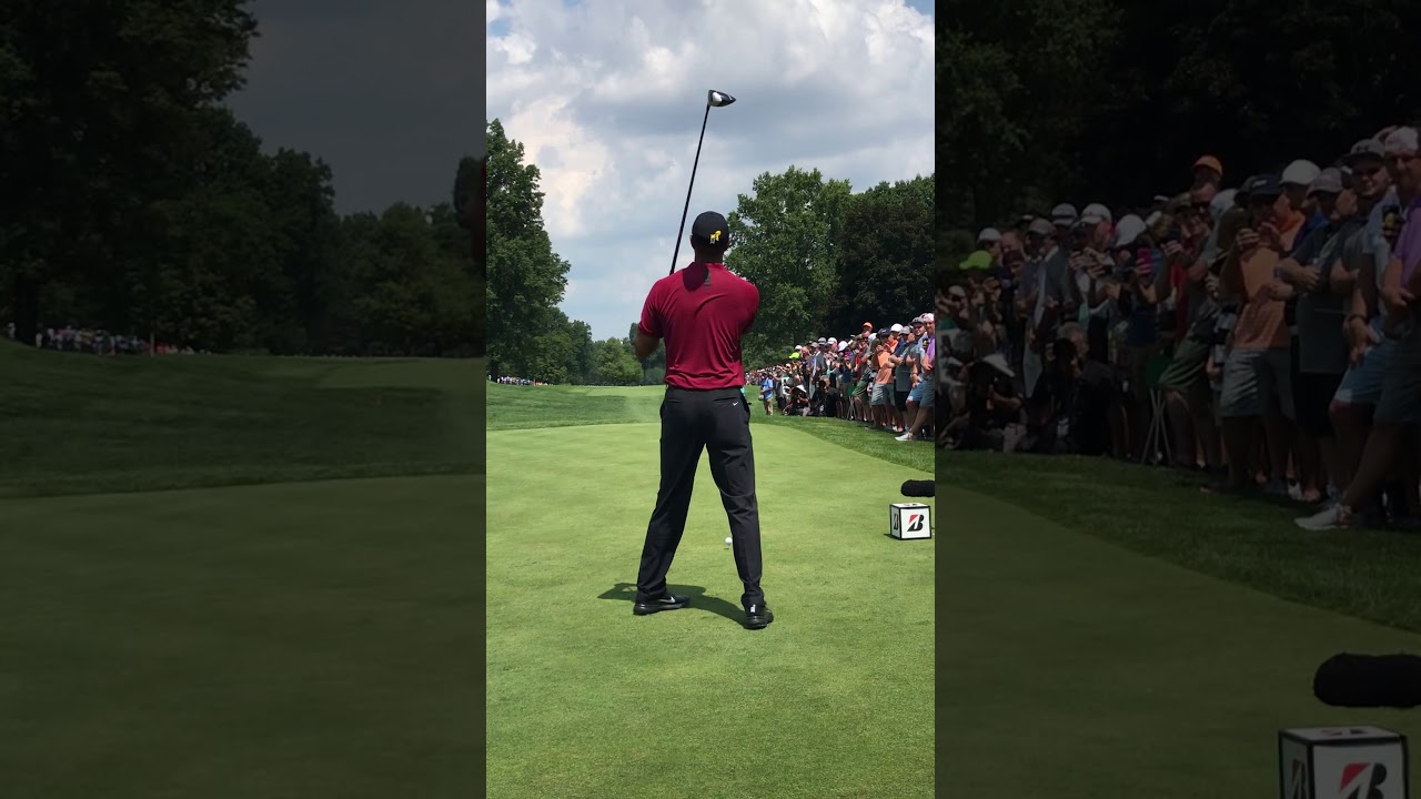 ⁣Tiger Woods Golf Swing