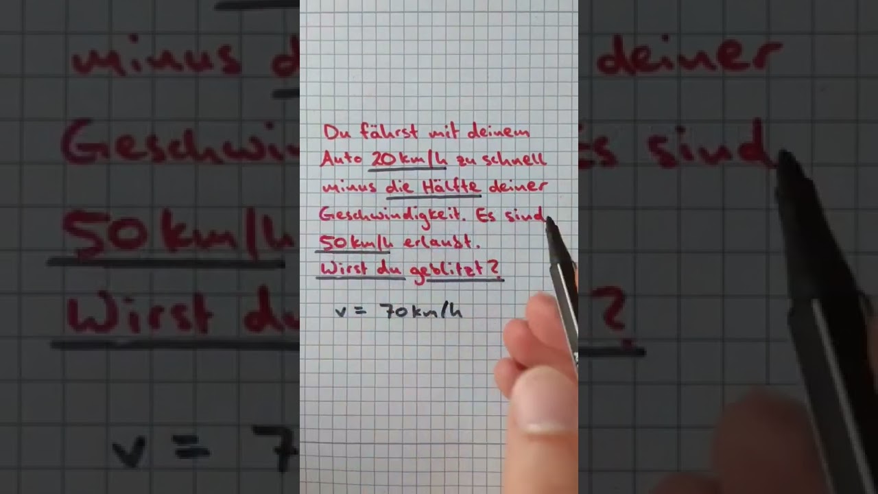 Auflösung Blitzer Rätsel