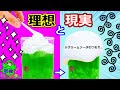 手作りスライムDIYで簡単アイスバーグのクリームソーダ作り！液体モンスター
