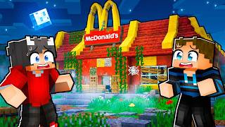 Vi Udforsker En Forladt McDonald's Kl. 03:00 Om Natten i Minecraft!