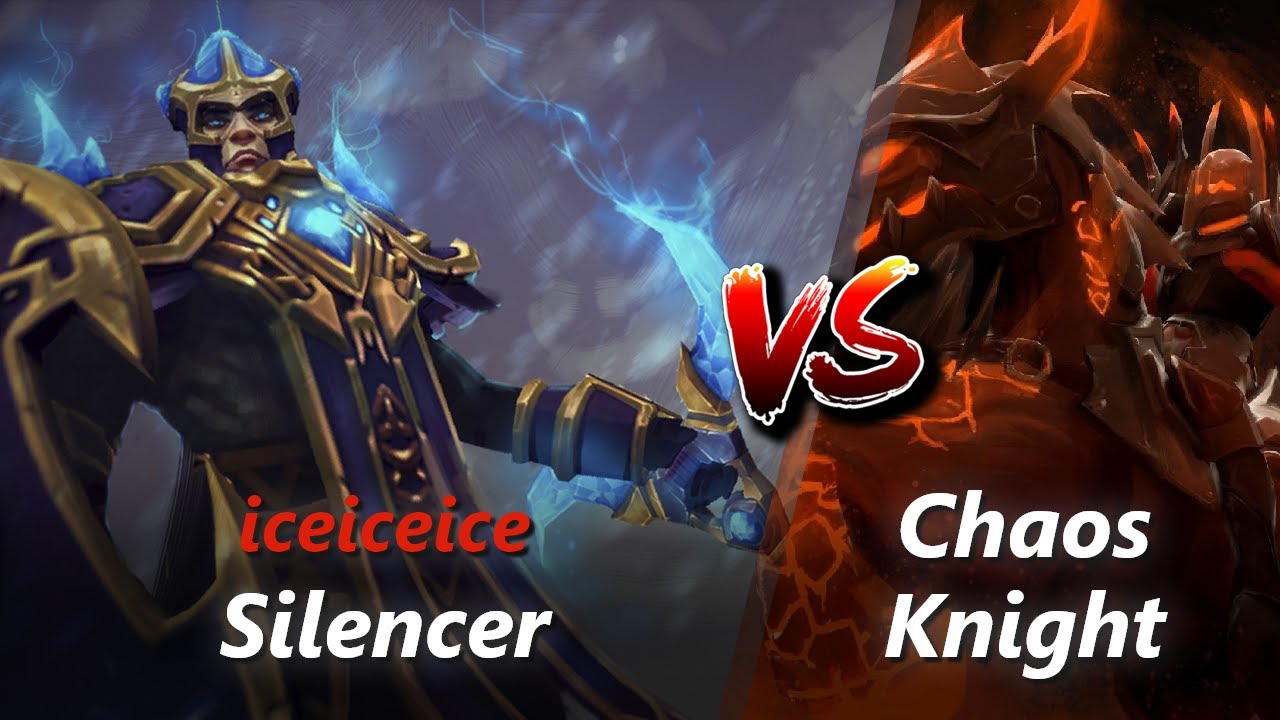 iceiceice offlane Silencer vs Chaos Knight/Enchantress | First 10 minutes