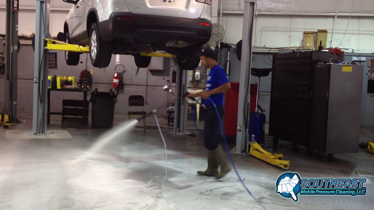Auto Garage Pressure Washing Charleston, SC YouTube
