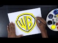 How to draw the Warner Bros logo @Warner Bros