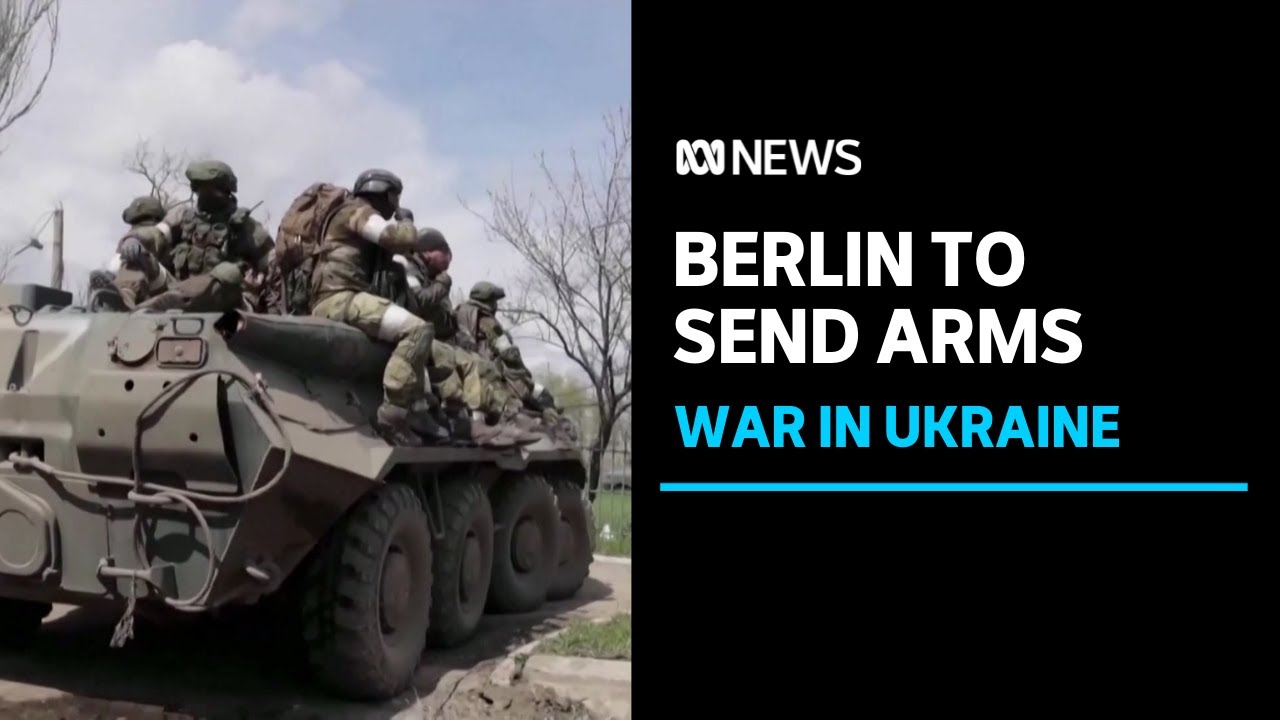 ⁣Germany agrees to send heavy weapons into Ukraine | ABC News