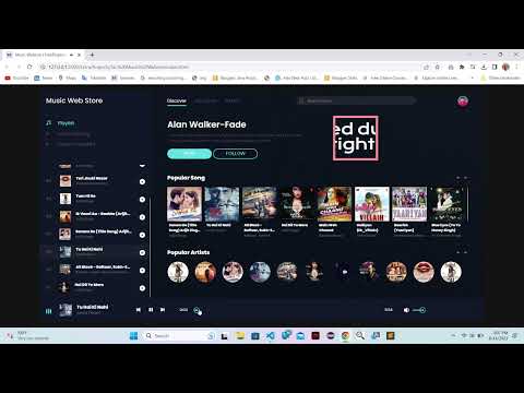 Learn How to Build a Music Website with HTML, CSS, and JavaScript | Demo Video