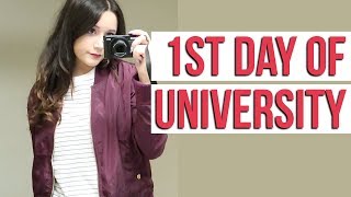 FIRST DAY OF UNIVERSITY!! :) | AmyCrouton
