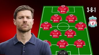 LIVERPOOL NEW MANAGER 🔥 LIVERPOOL PREDICTED LINE-UP (3-6-1) UNDER XABI ALONSO ☑️